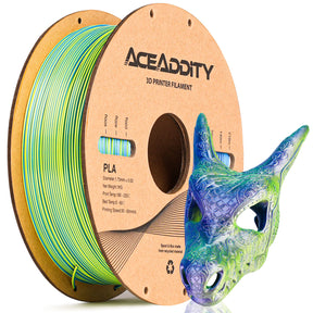 Aceaddity Silk Magic PLA 3D Printer Filament Three Color