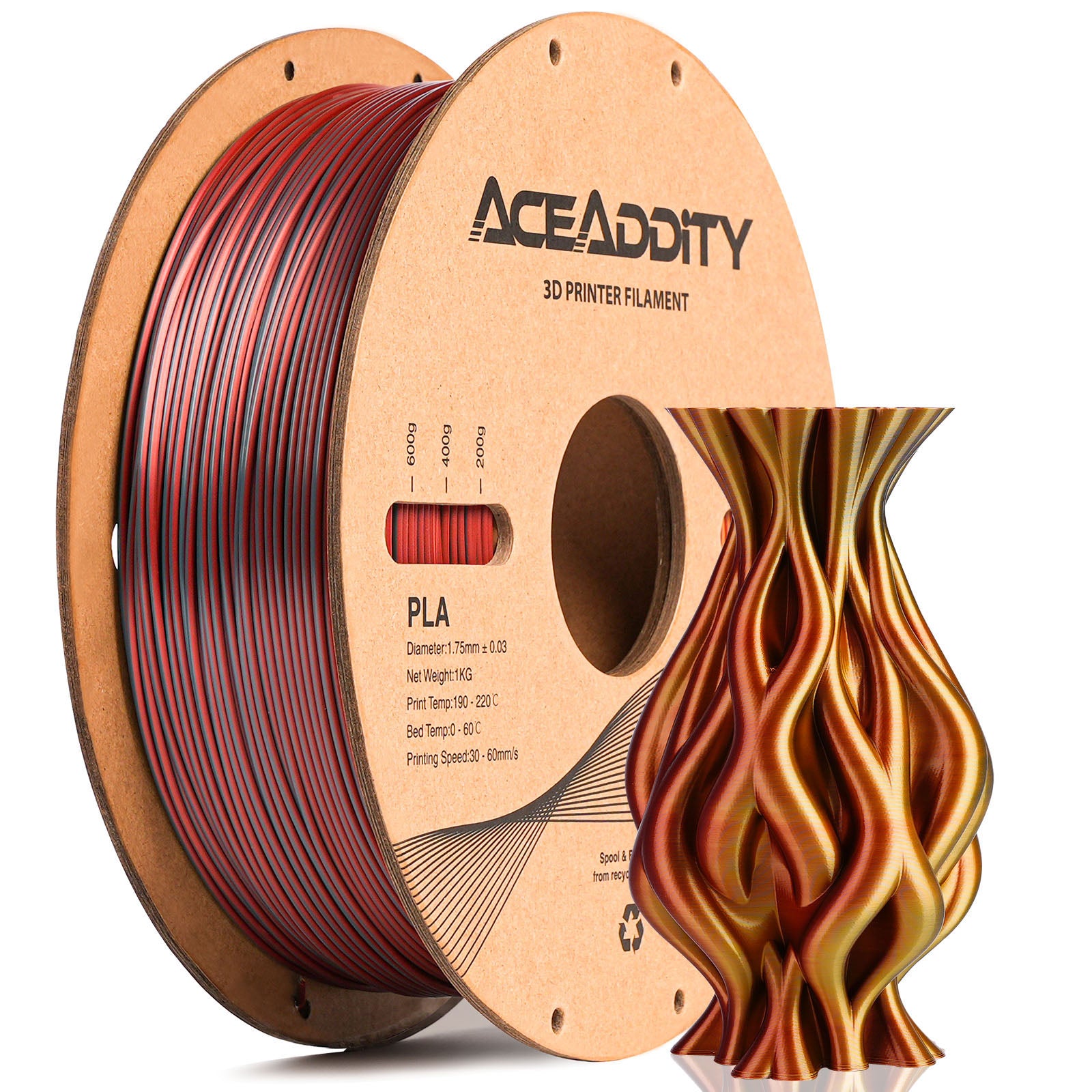 [Clearance Sale] Aceaddity Silk Multicolor PLA Get 4 at the Price of 3