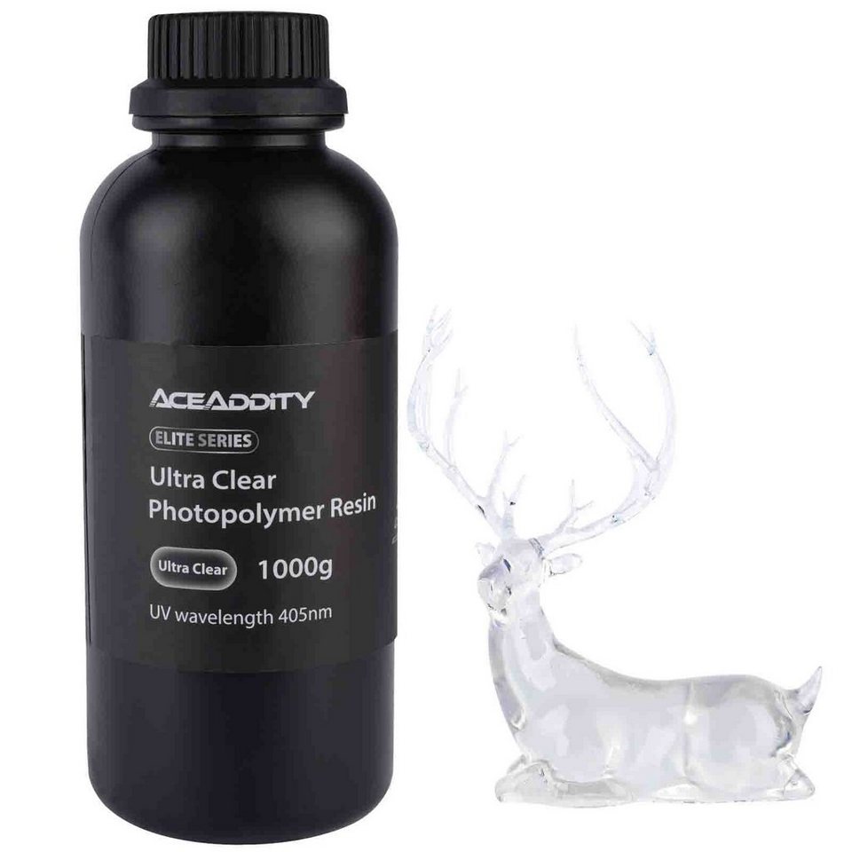 Aceaddity Ultra Clear Photopolymer 3D Printing Resin