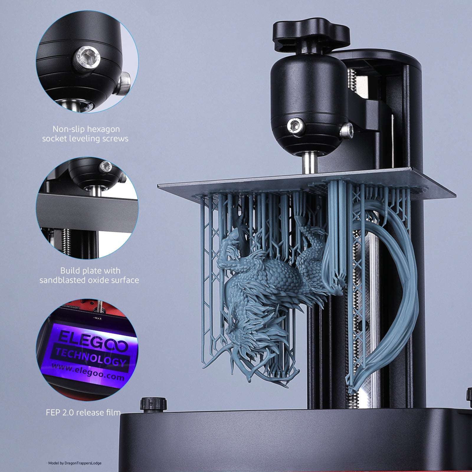 [Clearance Sale] ELEGOO Mars 3 Pro Resin 3d Printer + Free FEP Films (5pcs）